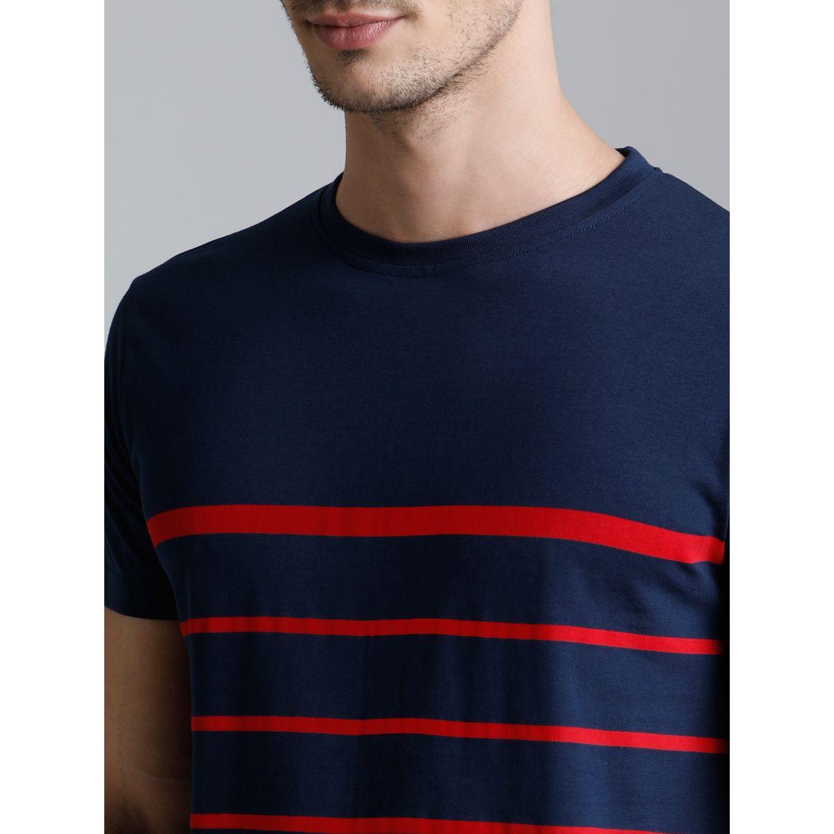 تيشيرت مخطط باكمام قصيرة ديلينجر × ستايلي-men-clothing-tshirtsandpolos-tshirts-image-2