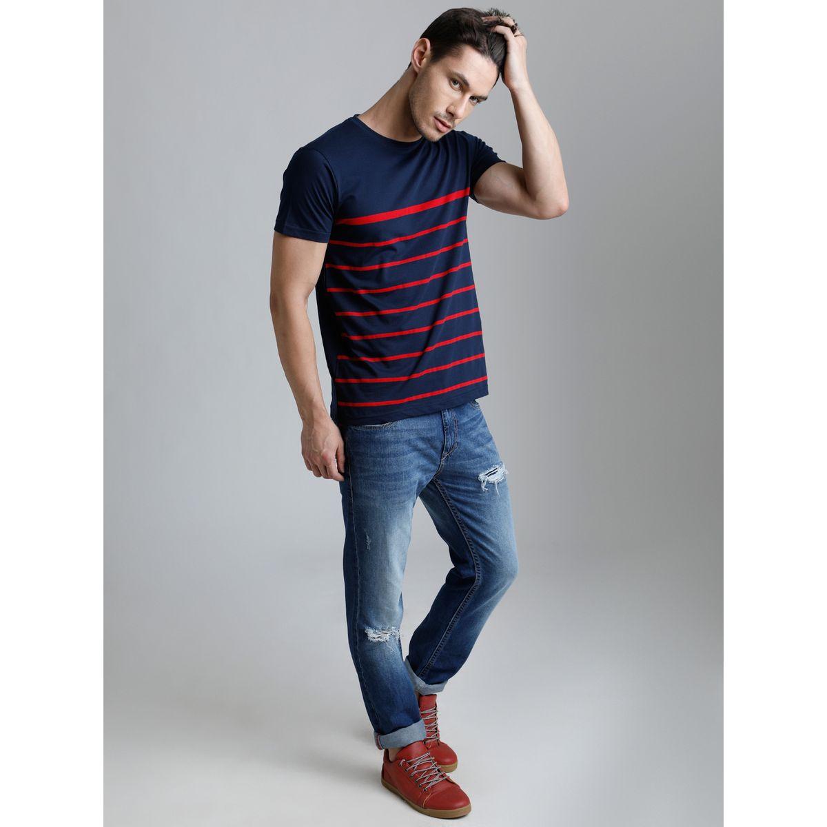 Dillinger X Styli  Striped T-Shirt with Short Sleeves-men-clothing-tshirtsandpolos-tshirts-image-5