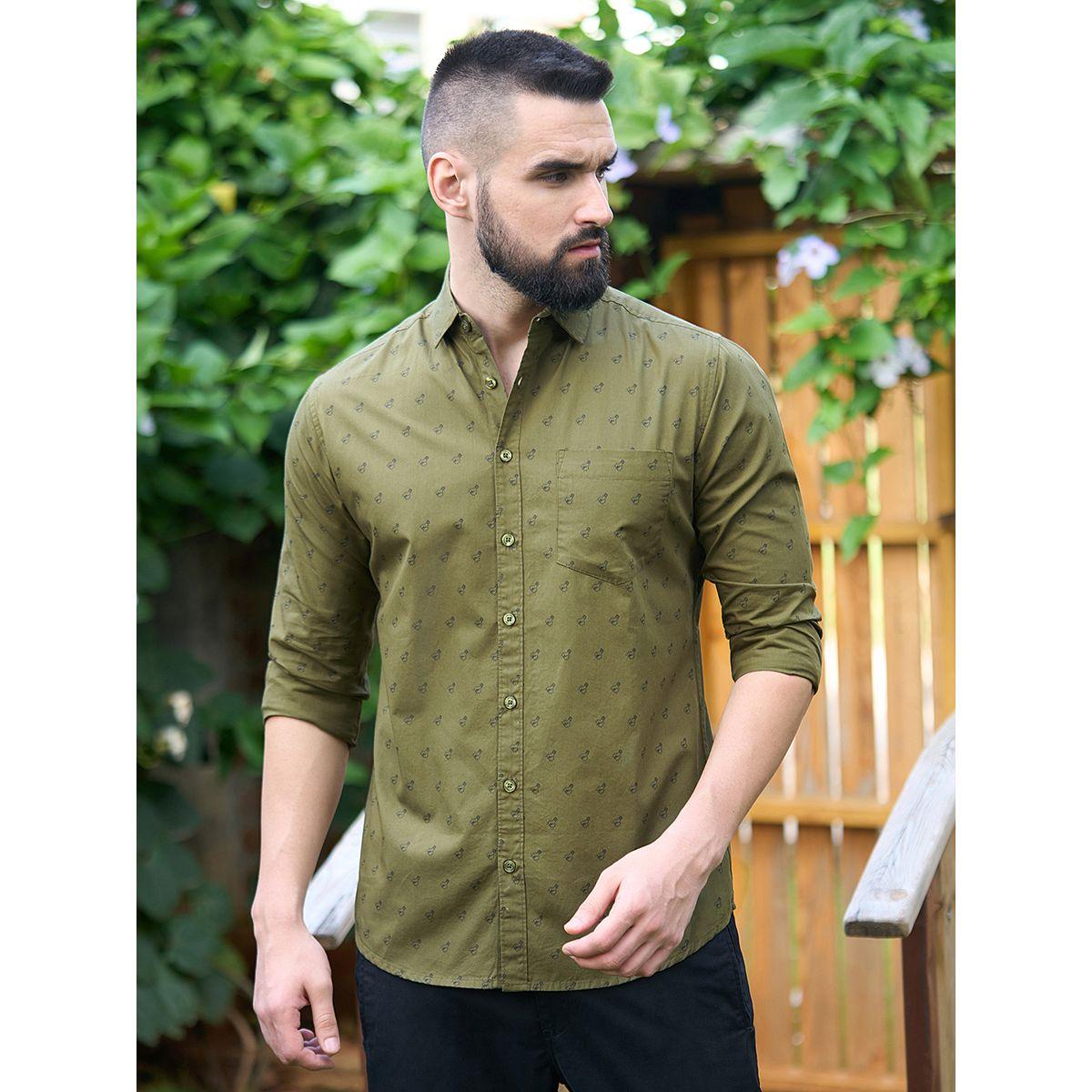 Dillinger All Over Print Shirt with Chest Pocket-men-clothing-shirts-image-1