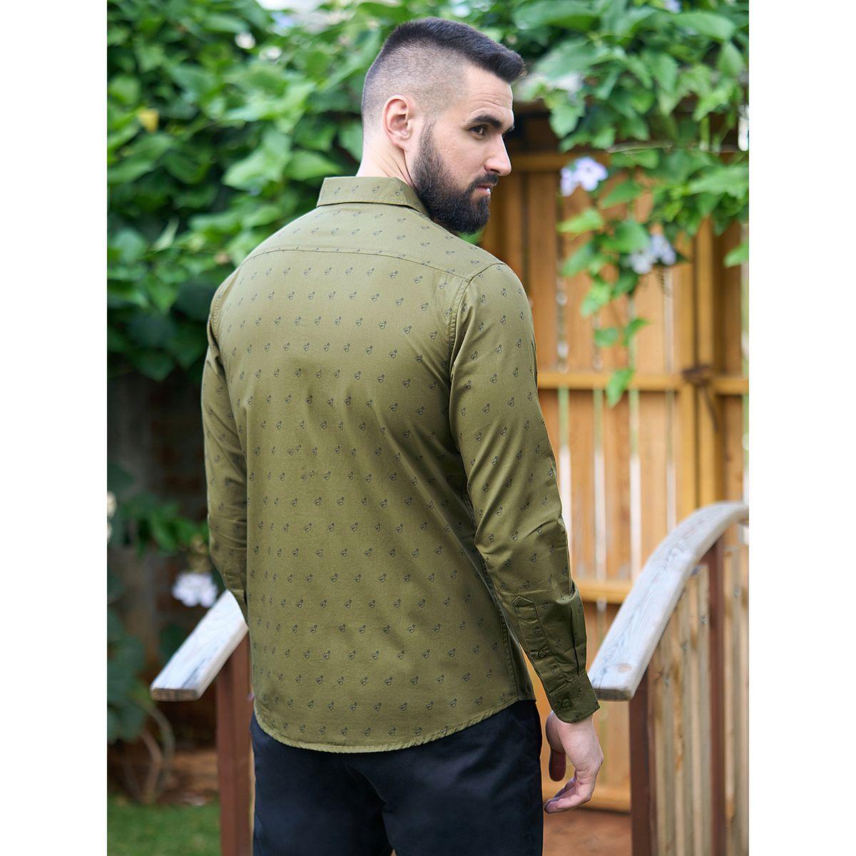 Dillinger All Over Print Shirt with Chest Pocket-men-clothing-shirts-image-3
