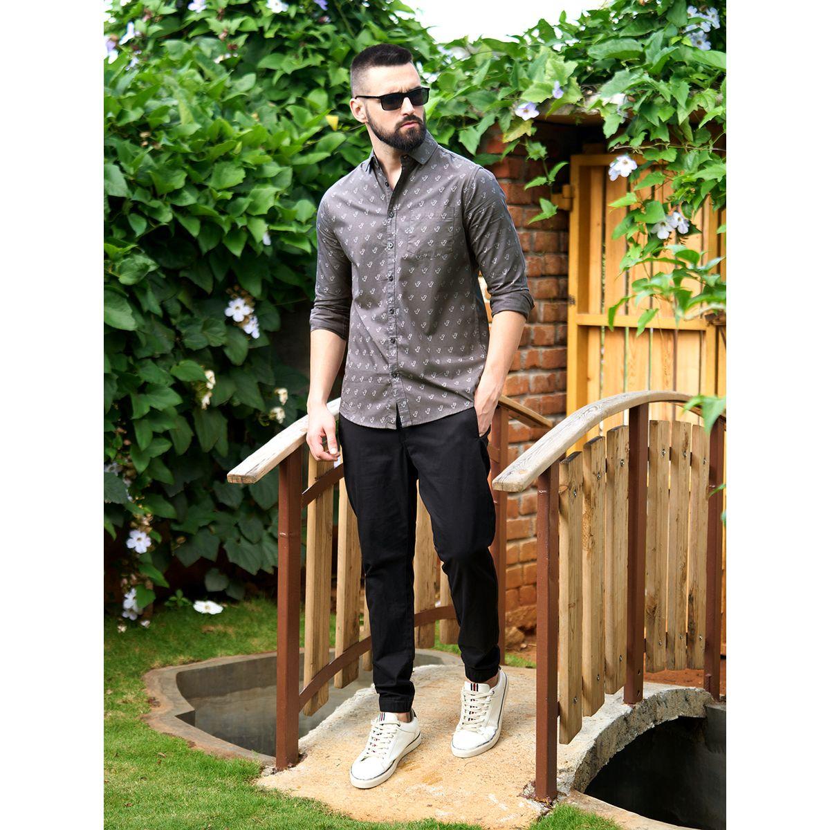 قميص مطبع بالكامل مع اكمام طويلة ديلينجر × ستايلي-men-clothing-shirts-image-4