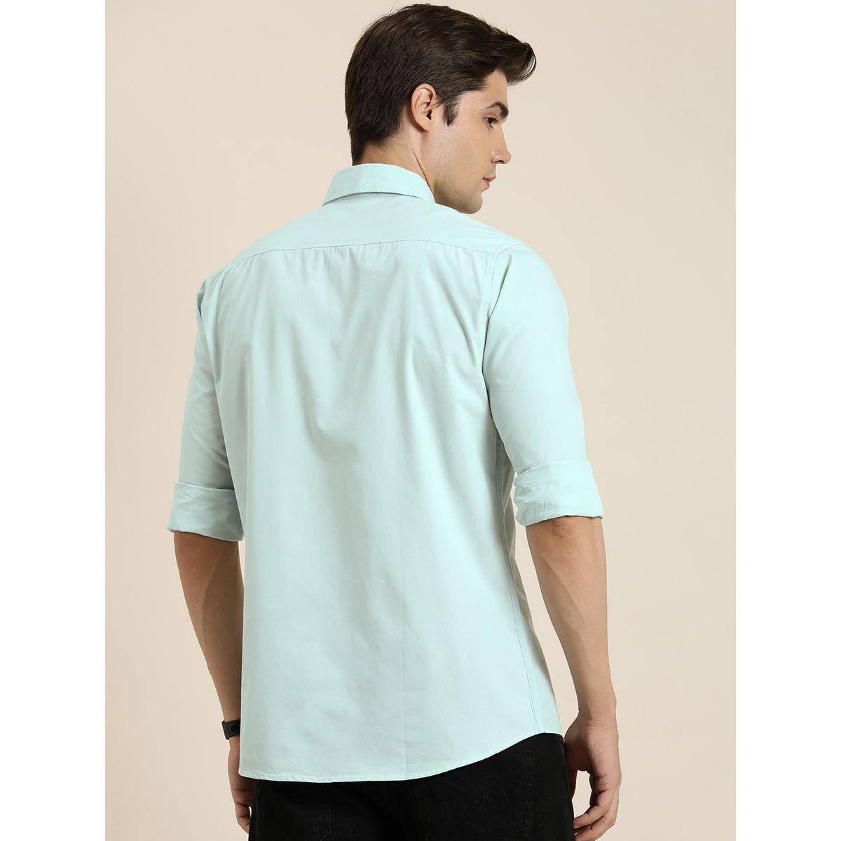Dillinger Solid Chest Pocket Shirt with Long Sleeves-men-clothing-shirts-image-2