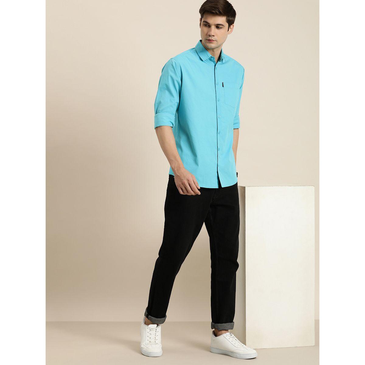 قميص سادة بجيب مع اكمام طويلة-men-clothing-shirts-image-1