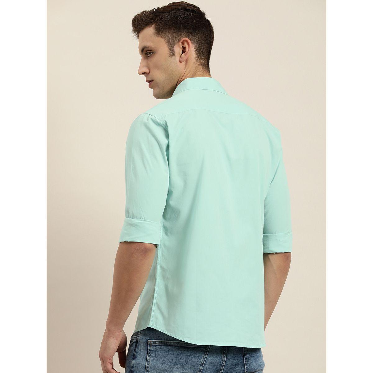 Dillinger Solid Curved Hem Shirt with Long Sleeves-men-clothing-shirts-image-2