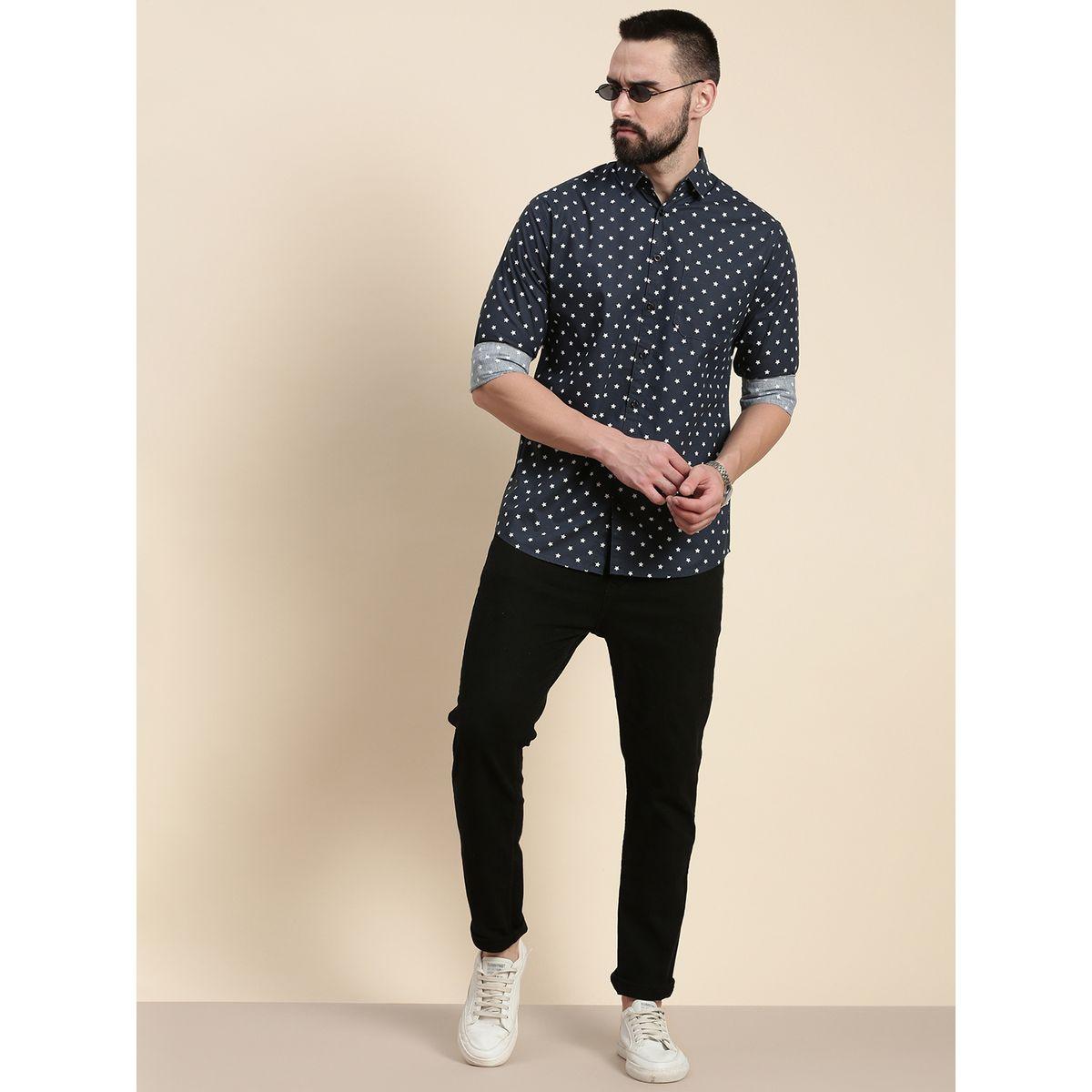 قميص مطبع بالكامل مع اكمام طويلة-men-clothing-shirts-image-3