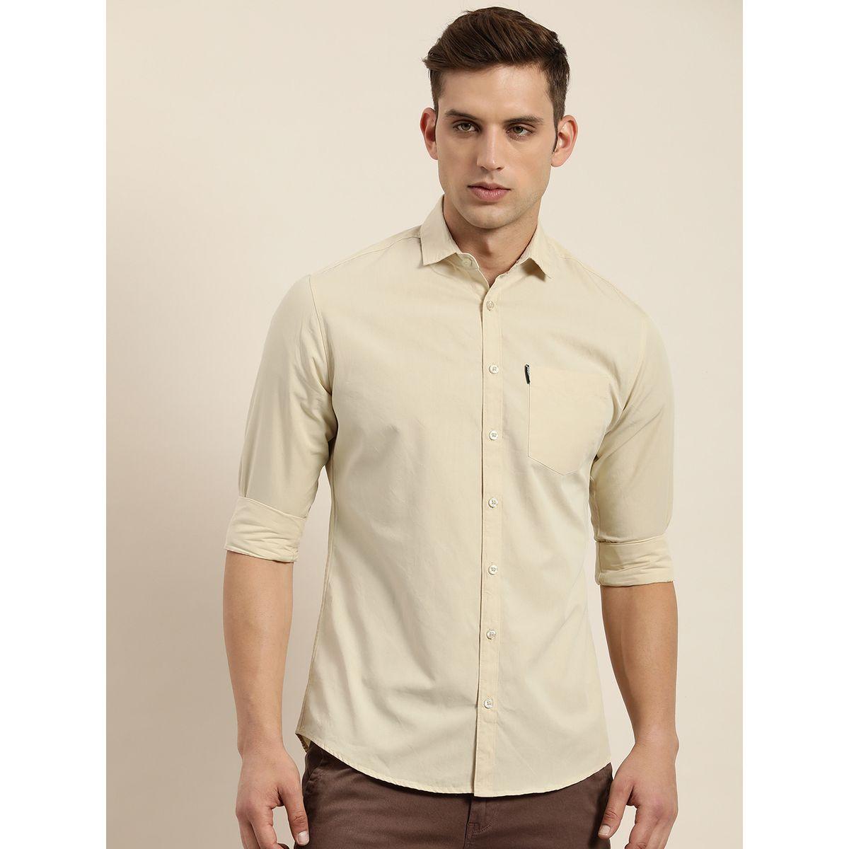 قميص سادة بجيب مع اكمام طويلة-men-clothing-shirts-image-1