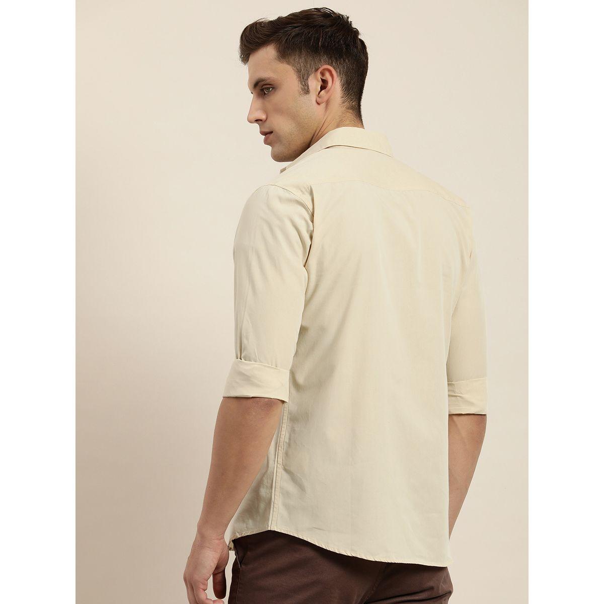 Dillinger Solid Chest Pocket Shirt with Long Sleeves-men-clothing-shirts-image-2