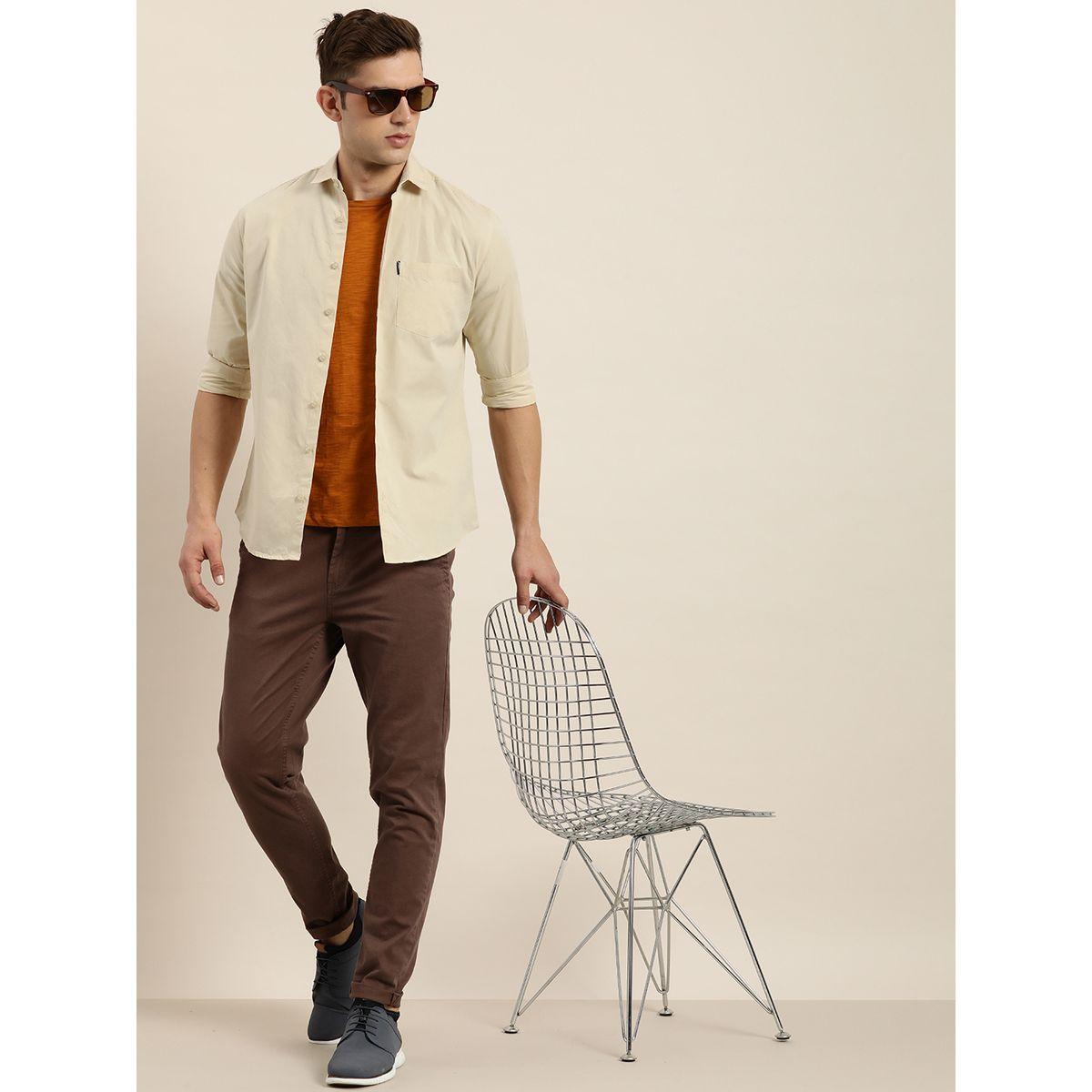 قميص سادة بجيب مع اكمام طويلة-men-clothing-shirts-image-3