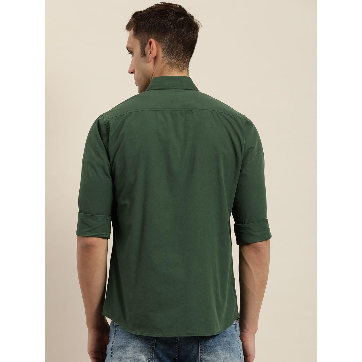 قميص سادة بجيب مع اكمام طويلة-men-clothing-shirts-image-2