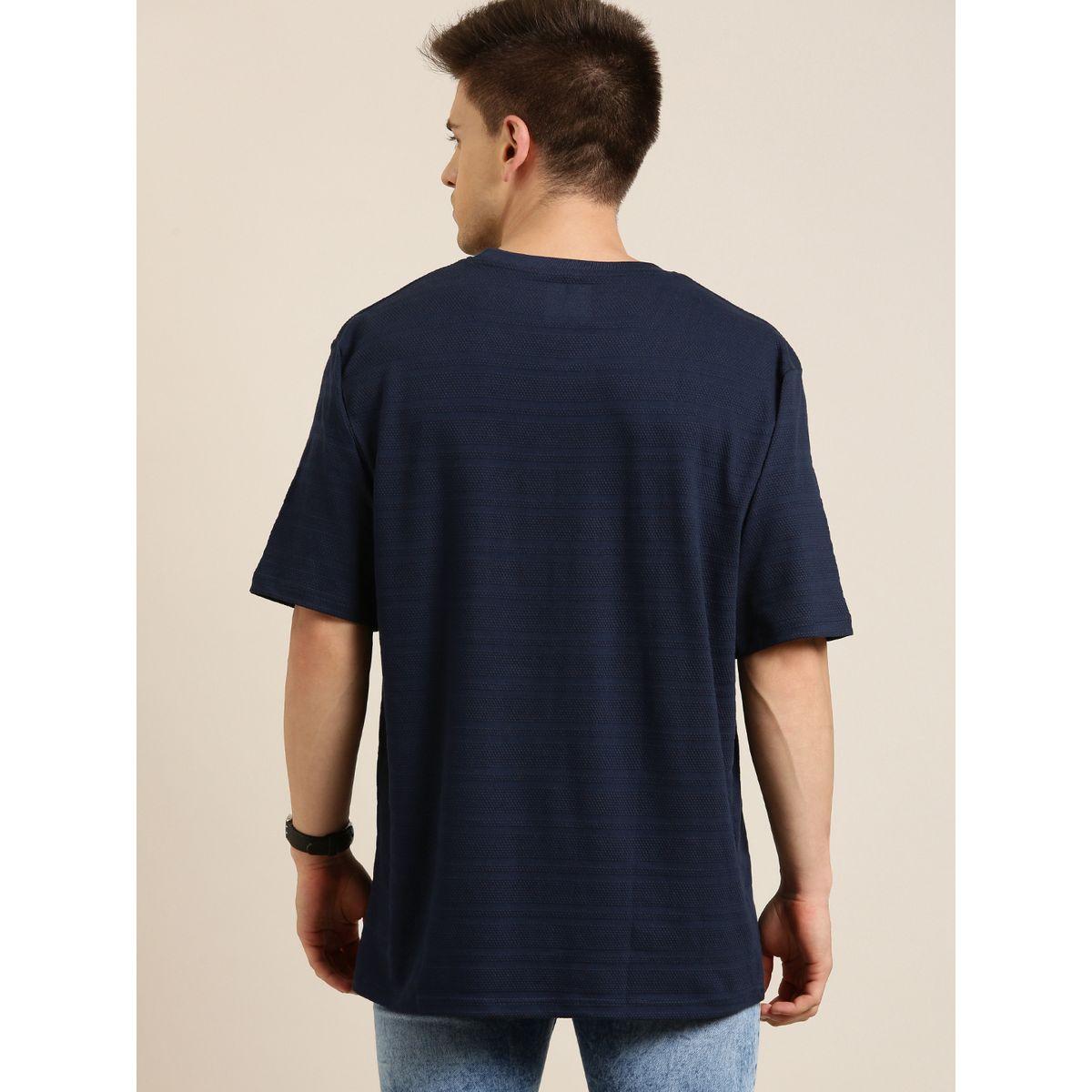 Difference of Opinion X Styli  Textured Chest Print Oversized T-Shirt-men-clothing-tshirtsandpolos-tshirts-image-3