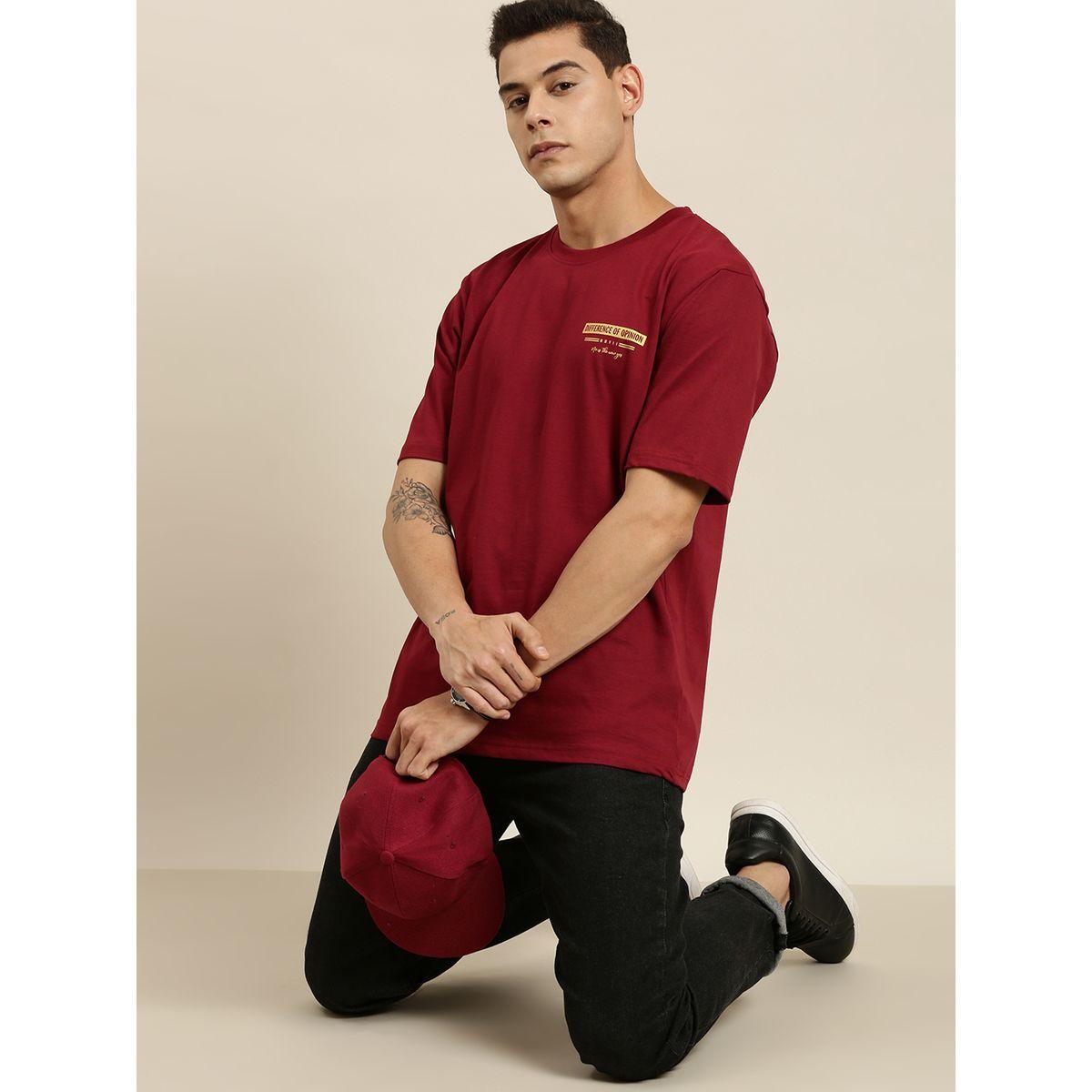 تيشيرت واسع مطبع بطبعة جرافيك ديفيرنس أوف أوبينيون × ستايلي-men-clothing-tshirtsandpolos-tshirts-image-4