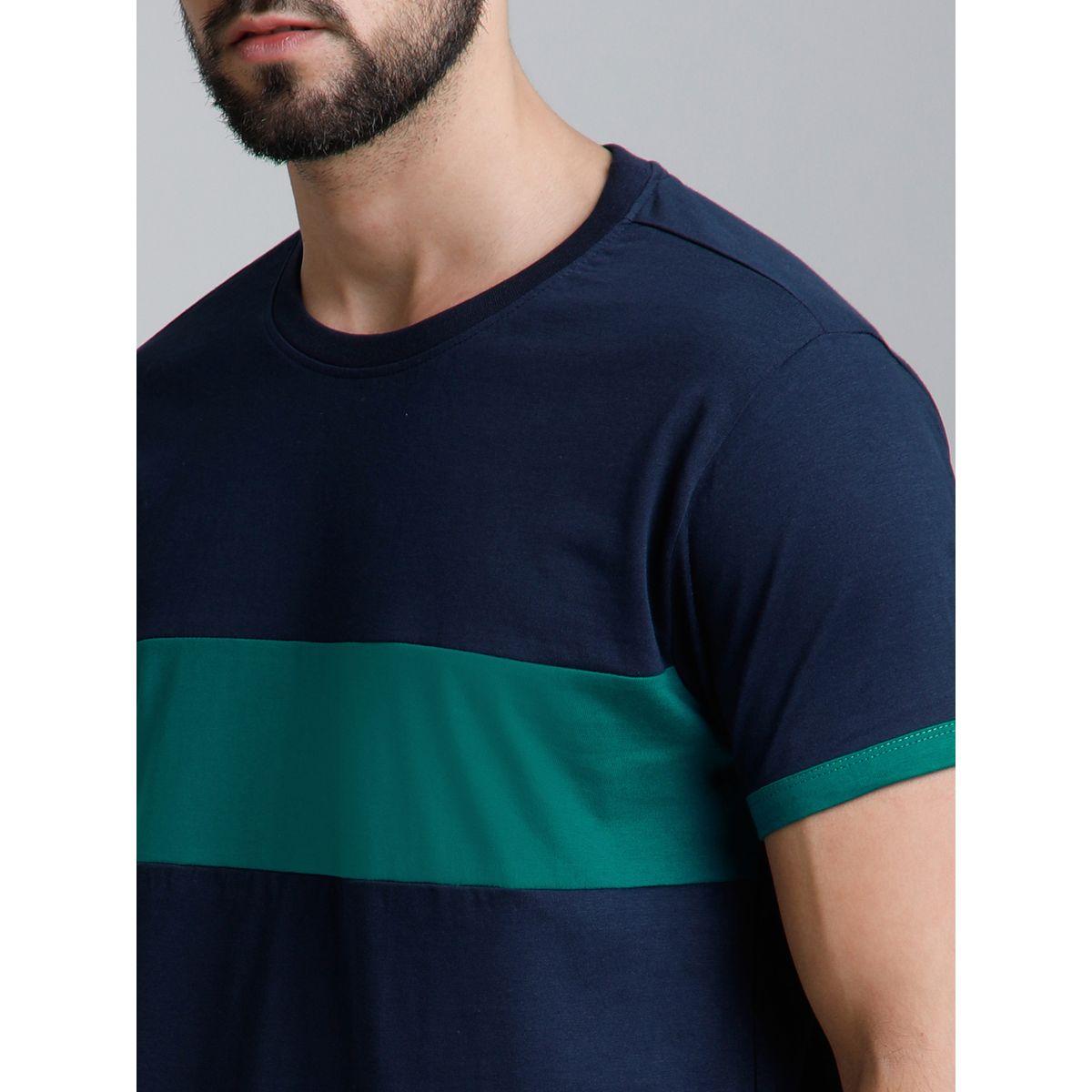 تيشيرت بنمط كتل الالوان واكمام قصيرة-men-clothing-tshirtsandpolos-tshirts-image-2