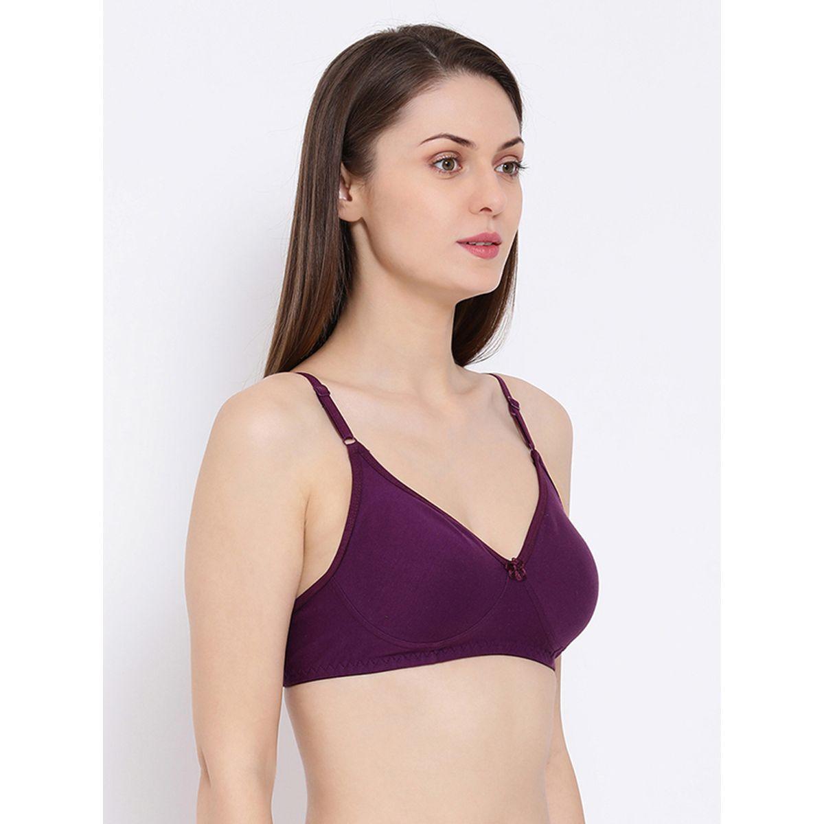 صدرية بتغطية كاملة وغير مبطنة مع فيونكة كلوفيا × ستايلي-women-clothing-lingerie-bras-image-2
