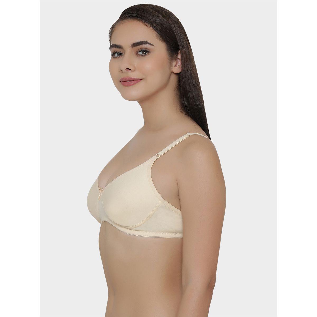 Clovia X Styli  Non Padded Non Wired Full Coverage T-Shirt Bra-women-clothing-lingerie-bras-image-3