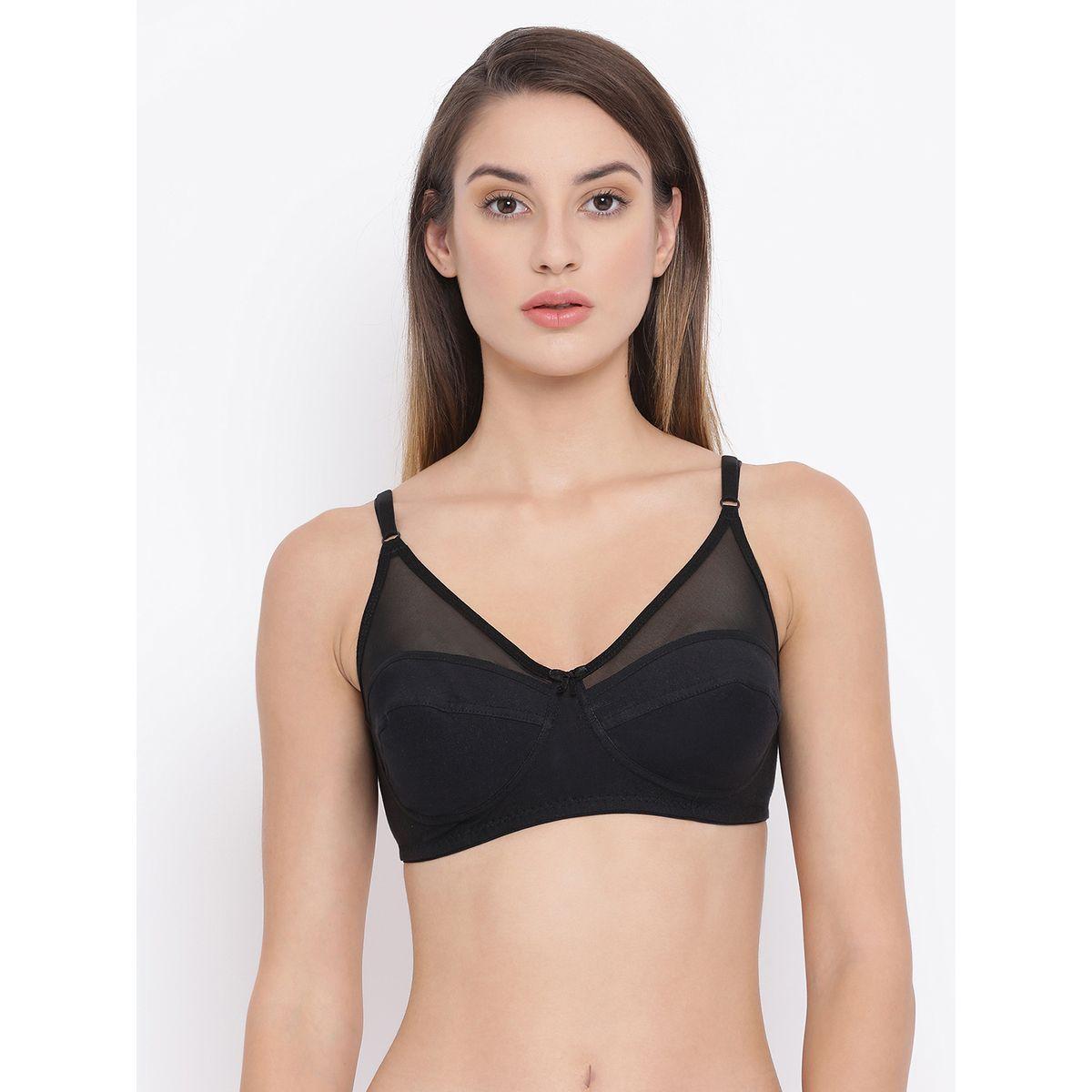 صدرية بتغطية كاملة وغير مبطنة مع تفاصيل شبكية كلوفيا × ستايلي-women-clothing-lingerie-bras-image-5