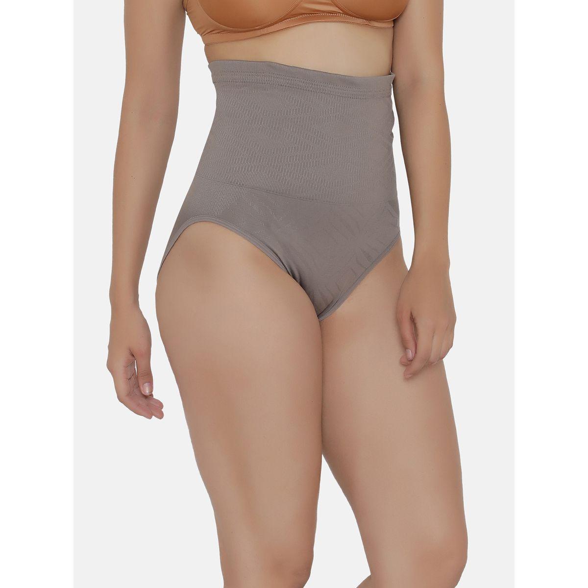 شورت بنمط مشد للجسم مع خصر عالي كلوفيا × ستايلي-women-clothing-lingerie-shapewear-image-2