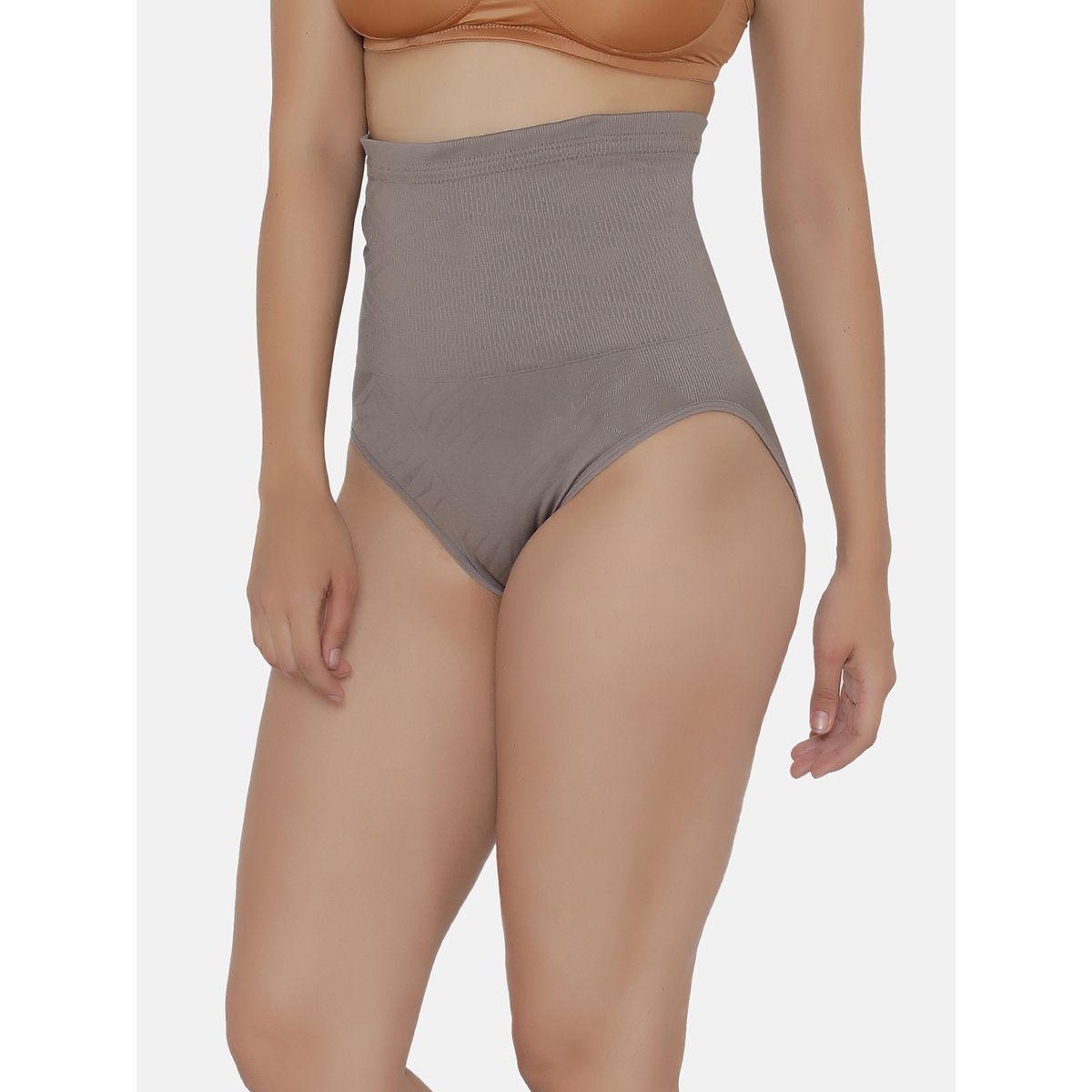 شورت بنمط مشد للجسم مع خصر عالي كلوفيا × ستايلي-women-clothing-lingerie-shapewear-image-3