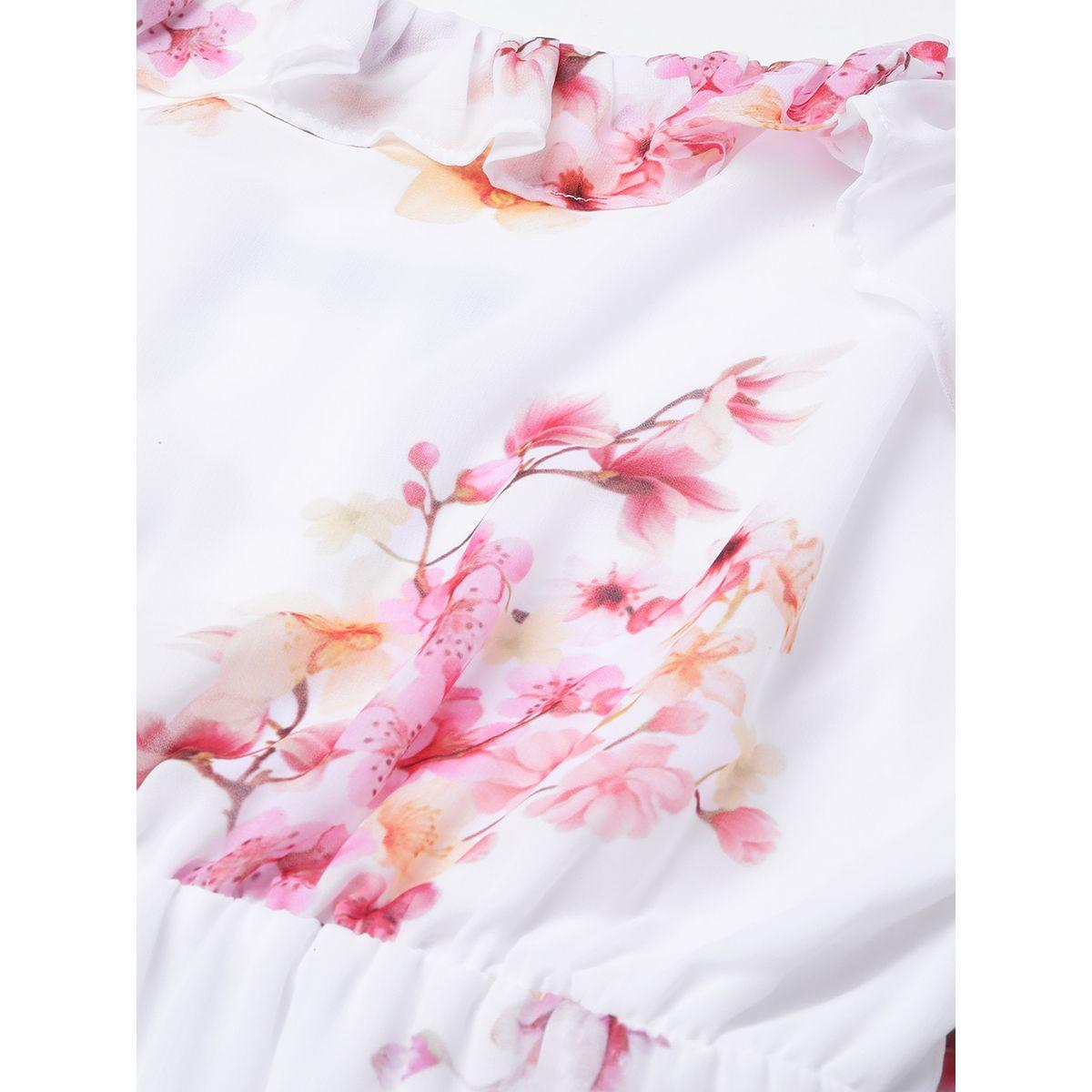 فستان طويل بحمالات وتفاصيل كشكش ساسافراس × ستايلي-women-clothing-dresses-image-5