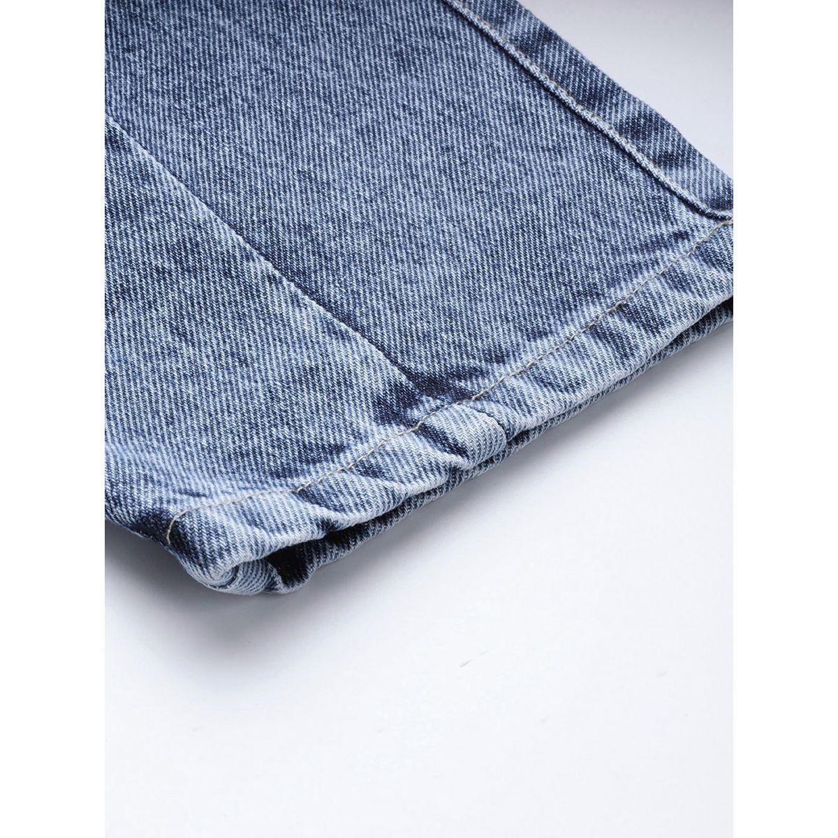 جينز سلوشي مع جيوب بتفاصيل مُتباينة ساسافراس × ستايلي-women-clothing-bottoms-jeans-image-7