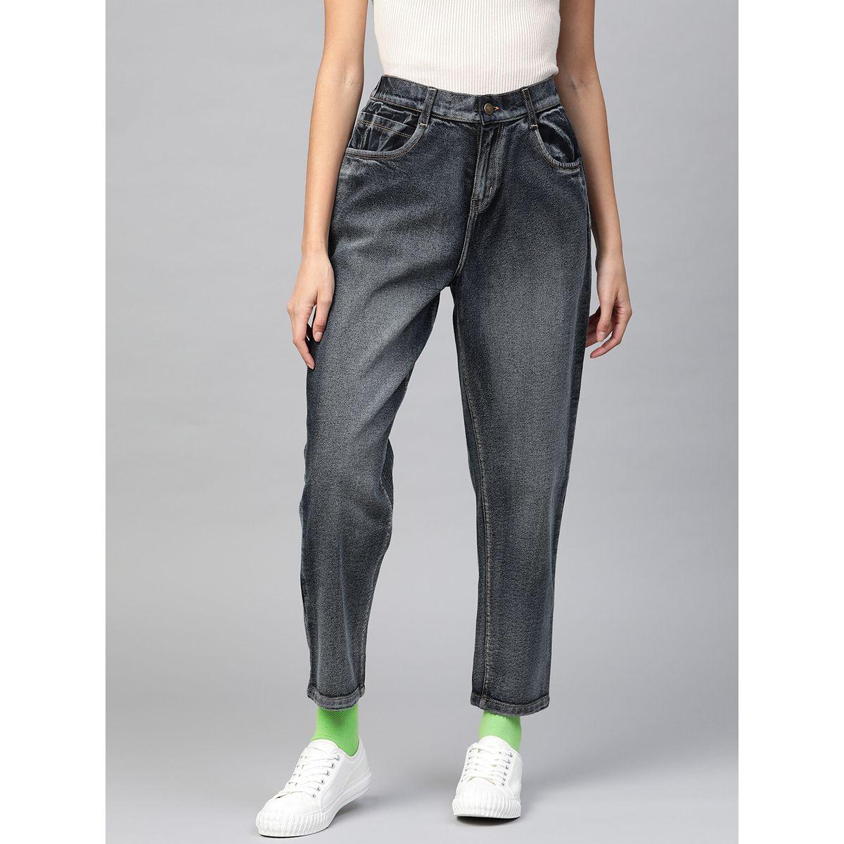 Sassafras X Styli  High Rise Washed Basic Jeans-women-clothing-bottoms-jeans-image-1
