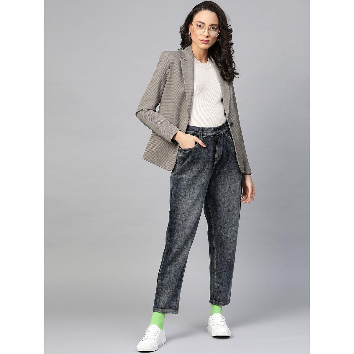 Sassafras X Styli  High Rise Washed Basic Jeans-women-clothing-bottoms-jeans-image-4