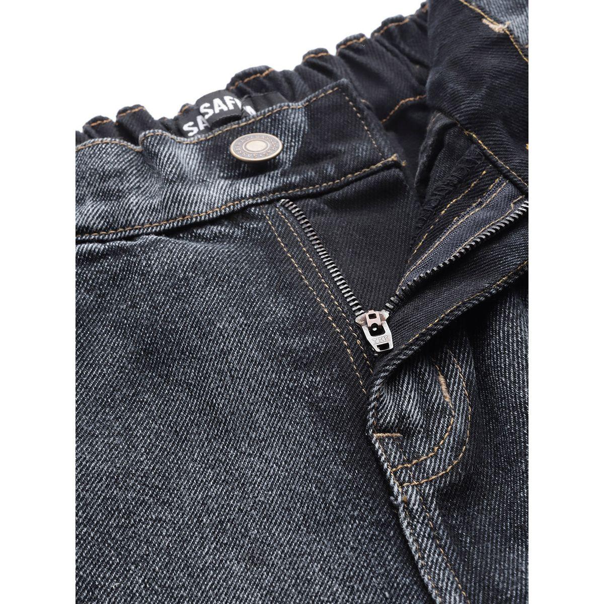 Sassafras X Styli  High Rise Washed Basic Jeans-women-clothing-bottoms-jeans-image-5