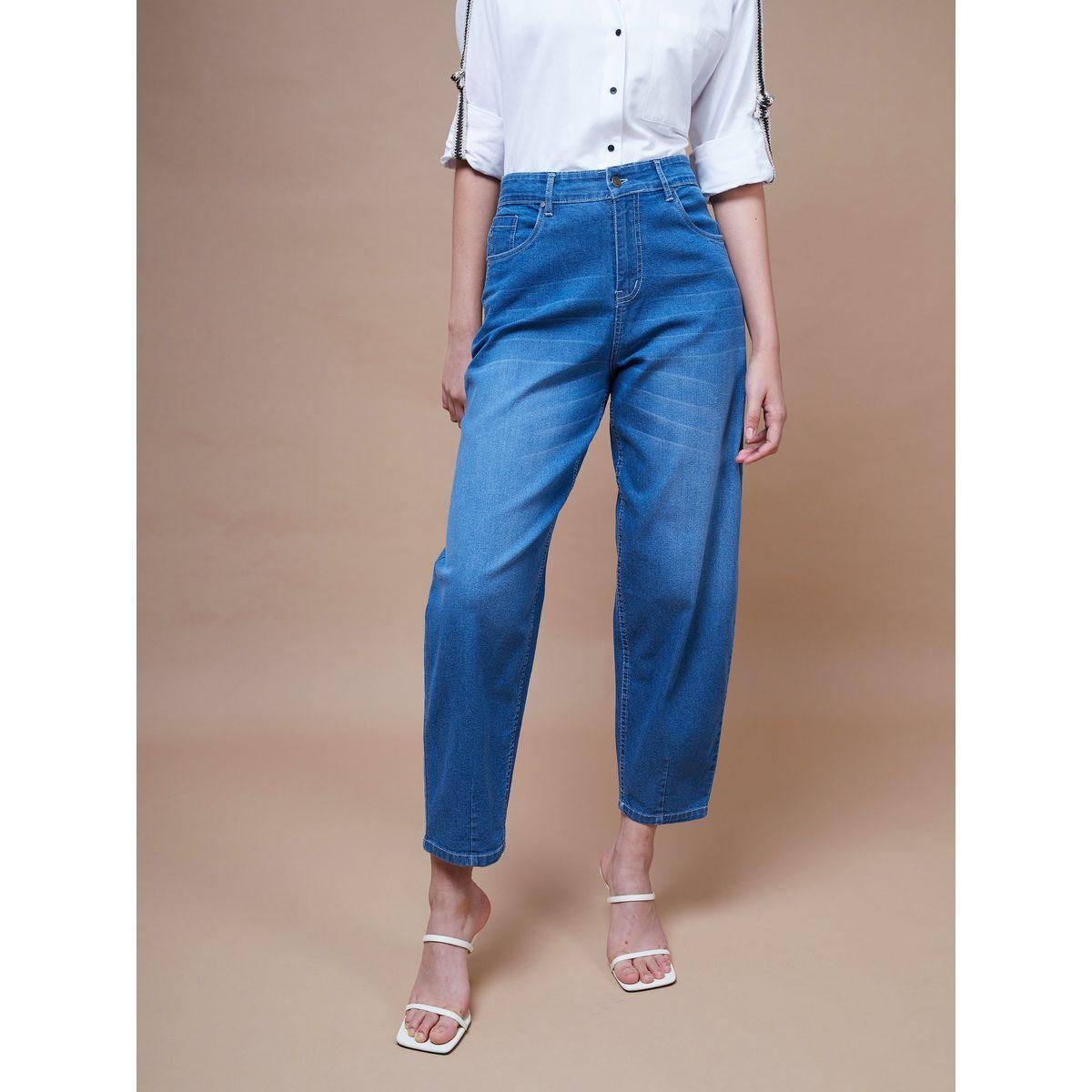 Sassafras X Styli  Balloon Fit Stretchable Jeans-women-clothing-bottoms-jeans-image-1