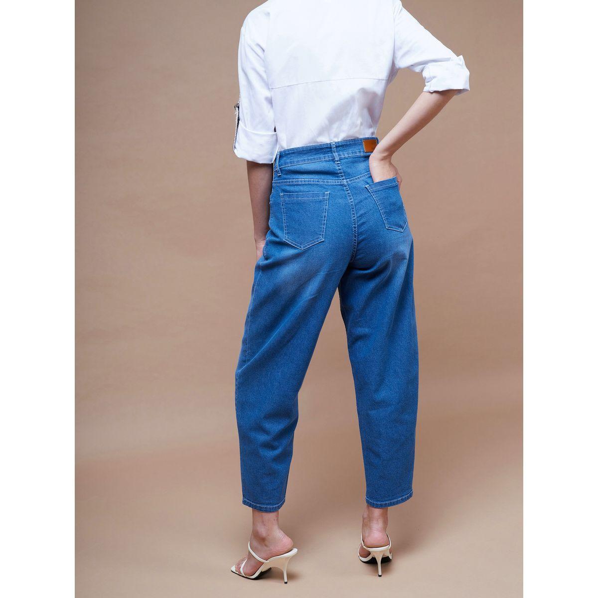 Sassafras X Styli  Balloon Fit Stretchable Jeans-women-clothing-bottoms-jeans-image-5