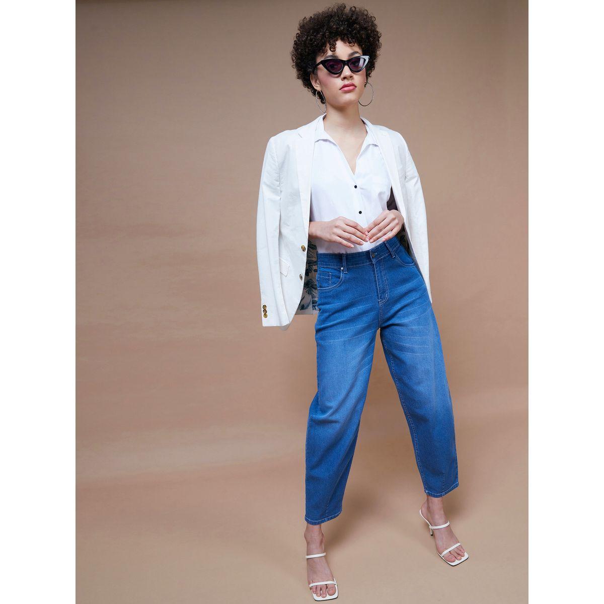 Sassafras X Styli  Balloon Fit Stretchable Jeans-women-clothing-bottoms-jeans-image-7