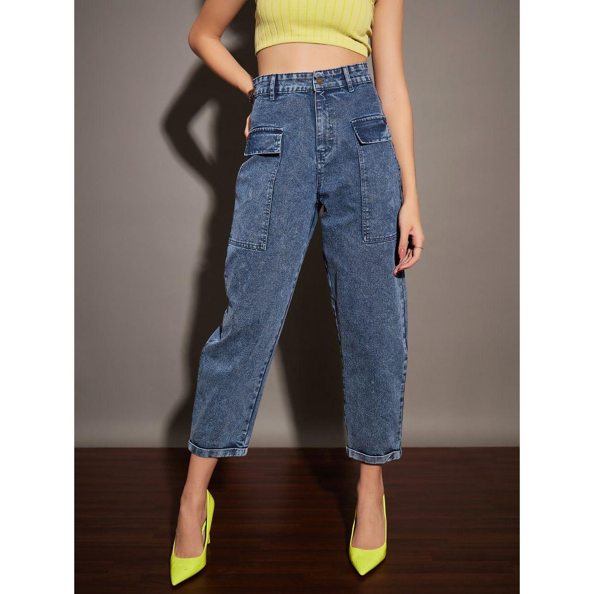 Sassafras X Styli  Pocket Detail Washed Balloon Fit Jeans-women-clothing-bottoms-jeans-image-1