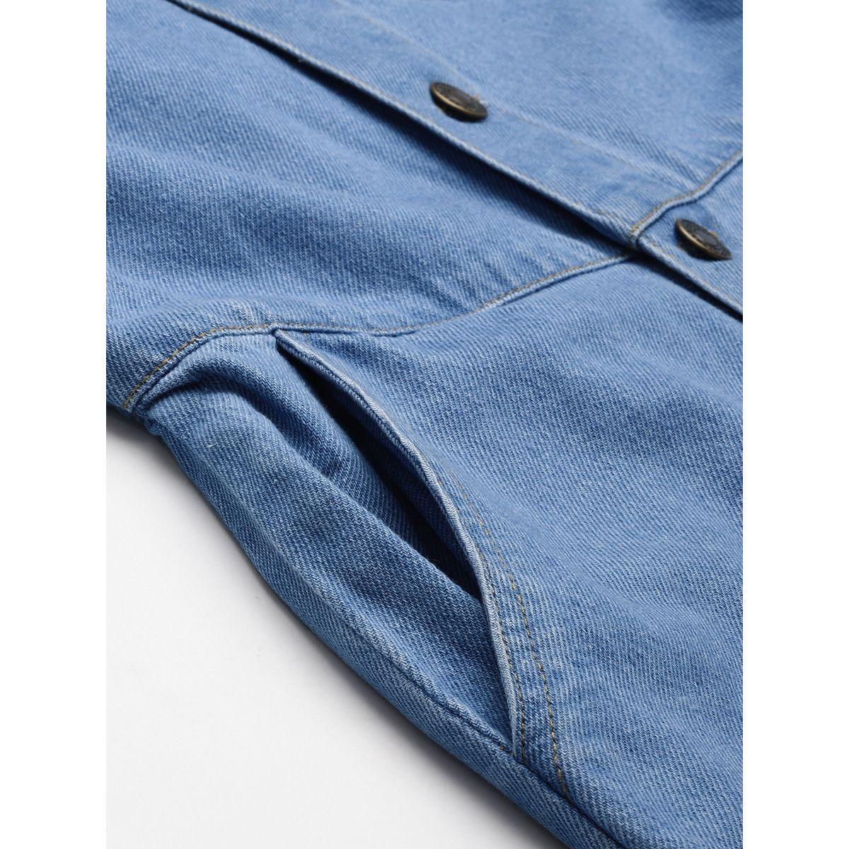 Sassafras X Styli  Collared Chest Pocket Detail Denim Jumpsuit-women-clothing-jumpsuits-image-6