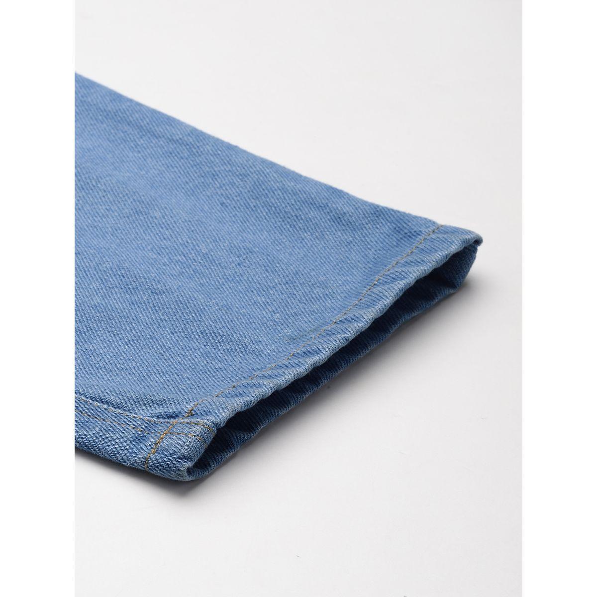 Sassafras X Styli  Collared Chest Pocket Detail Denim Jumpsuit-women-clothing-jumpsuits-image-7