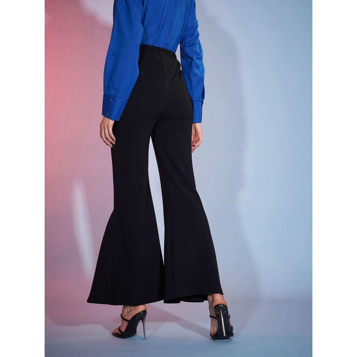 بنطال بخصر مرتفع مع كسرات ساسافراس × ستايلي-women-clothing-bottoms-trousers-image-5