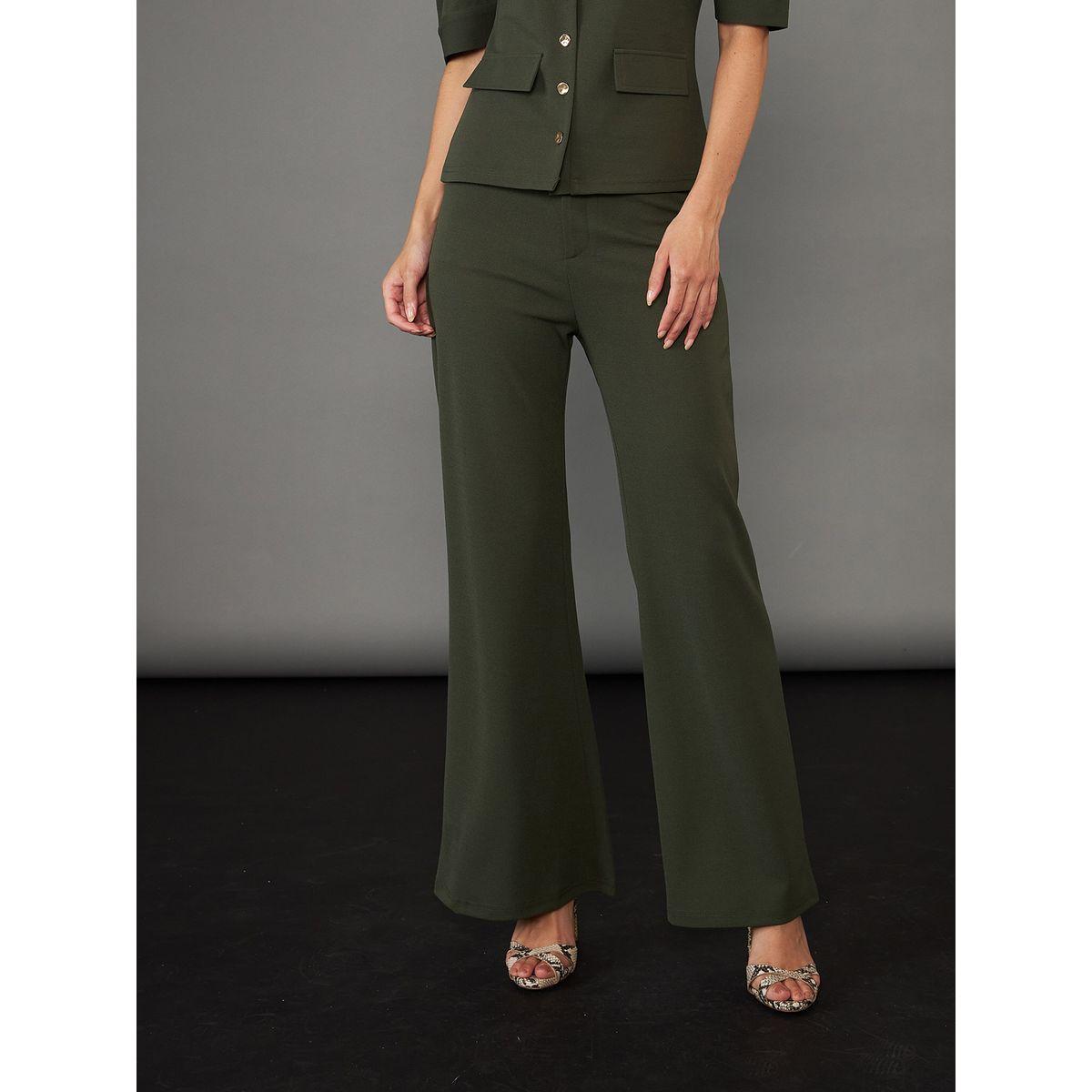 Sassafras X Styli  Mid Rise Bell Bottom Pants-women-clothing-bottoms-trousers-image-1