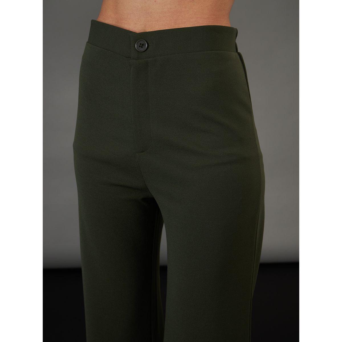Sassafras X Styli  Mid Rise Bell Bottom Pants-women-clothing-bottoms-trousers-image-4