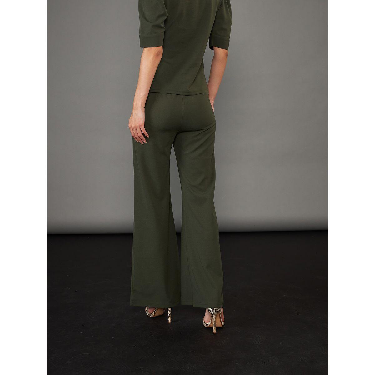 Sassafras X Styli  Mid Rise Bell Bottom Pants-women-clothing-bottoms-trousers-image-5