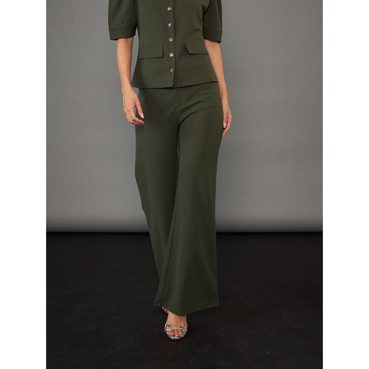 Sassafras X Styli  Mid Rise Bell Bottom Pants-women-clothing-bottoms-trousers-image-8