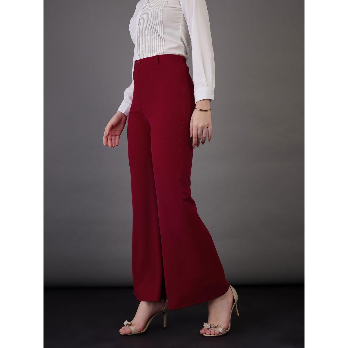 Sassafras X Styli  Mid Rise Bell Bottom Pants-women-clothing-bottoms-trousers-image-3