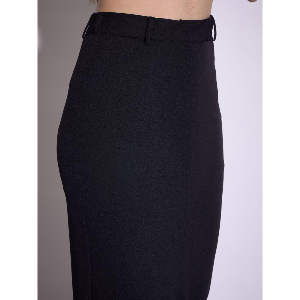 Sassafras X Styli  Notch Lapel Pleated Detail Top & Front Slit Midi Skirt Co-Ord-women-clothing-coordsets-image-5