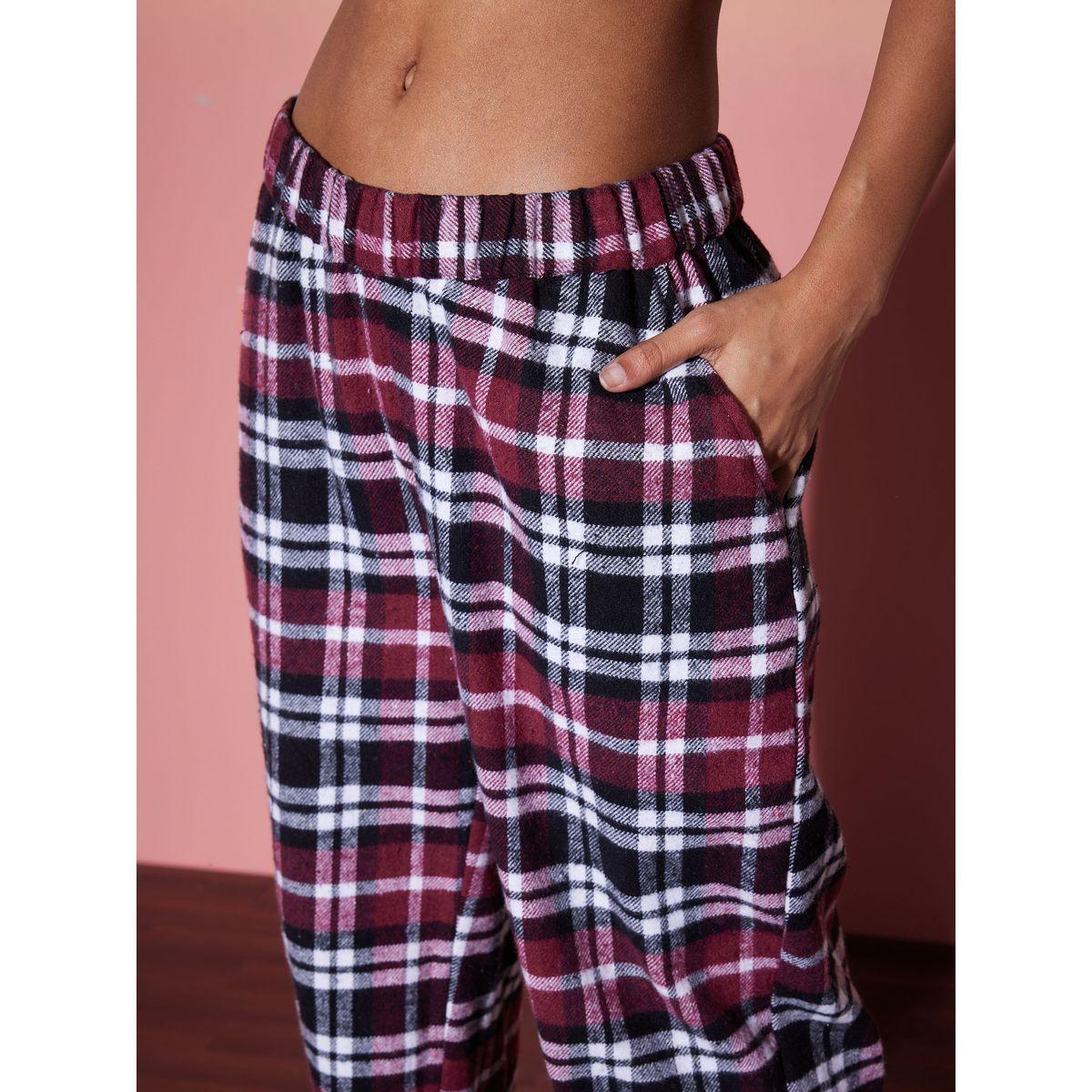 Sassafras X Styli  Checked Long Sleeve Shirt & Pants Co-Ords-women-clothing-coordsets-image-5