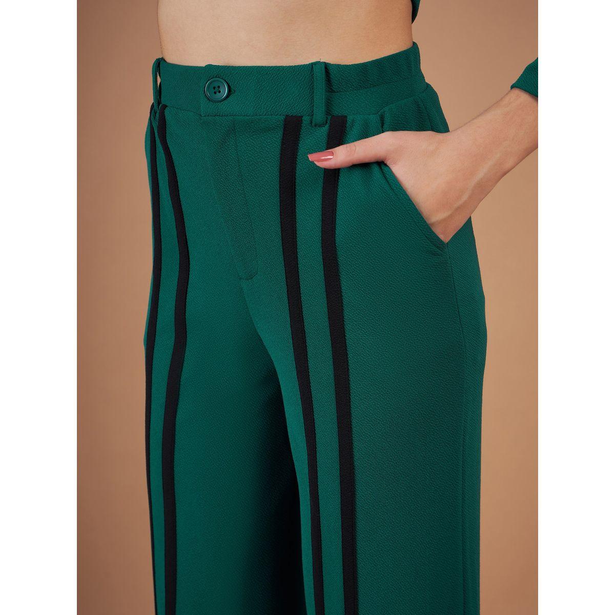 طقم منسق من بنطال بقصة مستقيمة مع بليزر ساسافراس × ستايلي-women-clothing-coordsets-image-5