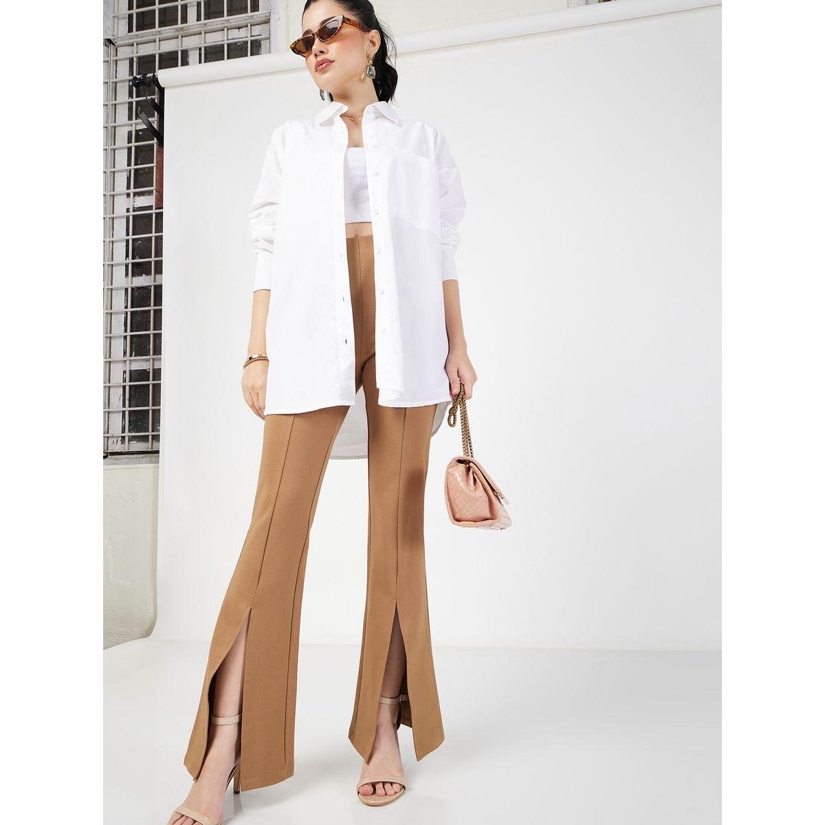Sassafras X Styli  Oversized Chest Pocket Shirt with Long Sleeves-women-clothing-shirtsandblouses-shirts-image-2