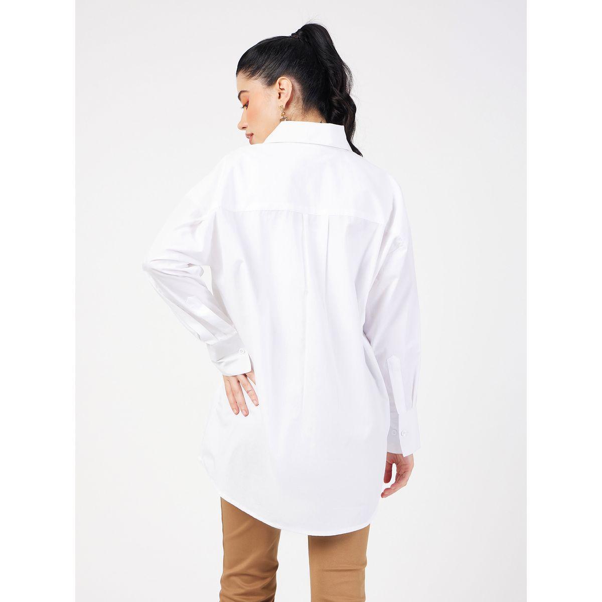 بلوزة واسعة بجيب على الصدر مع اكمام طويلة ساسافراس × ستايلي-women-clothing-shirtsandblouses-shirts-image-5