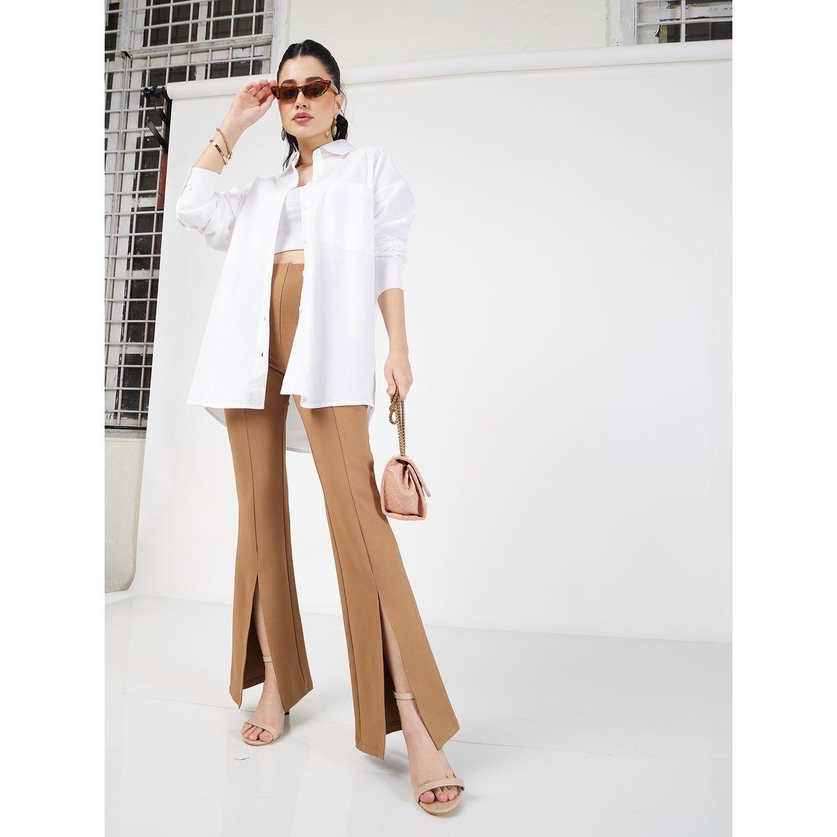 بلوزة واسعة بجيب على الصدر مع اكمام طويلة ساسافراس × ستايلي-women-clothing-shirtsandblouses-shirts-image-6