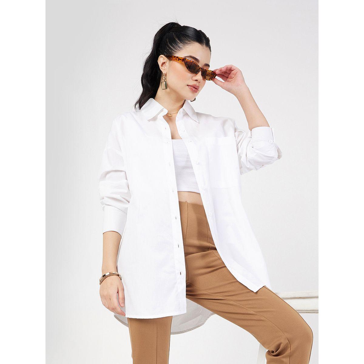 بلوزة واسعة بجيب على الصدر مع اكمام طويلة ساسافراس × ستايلي-women-clothing-shirtsandblouses-shirts-image-7