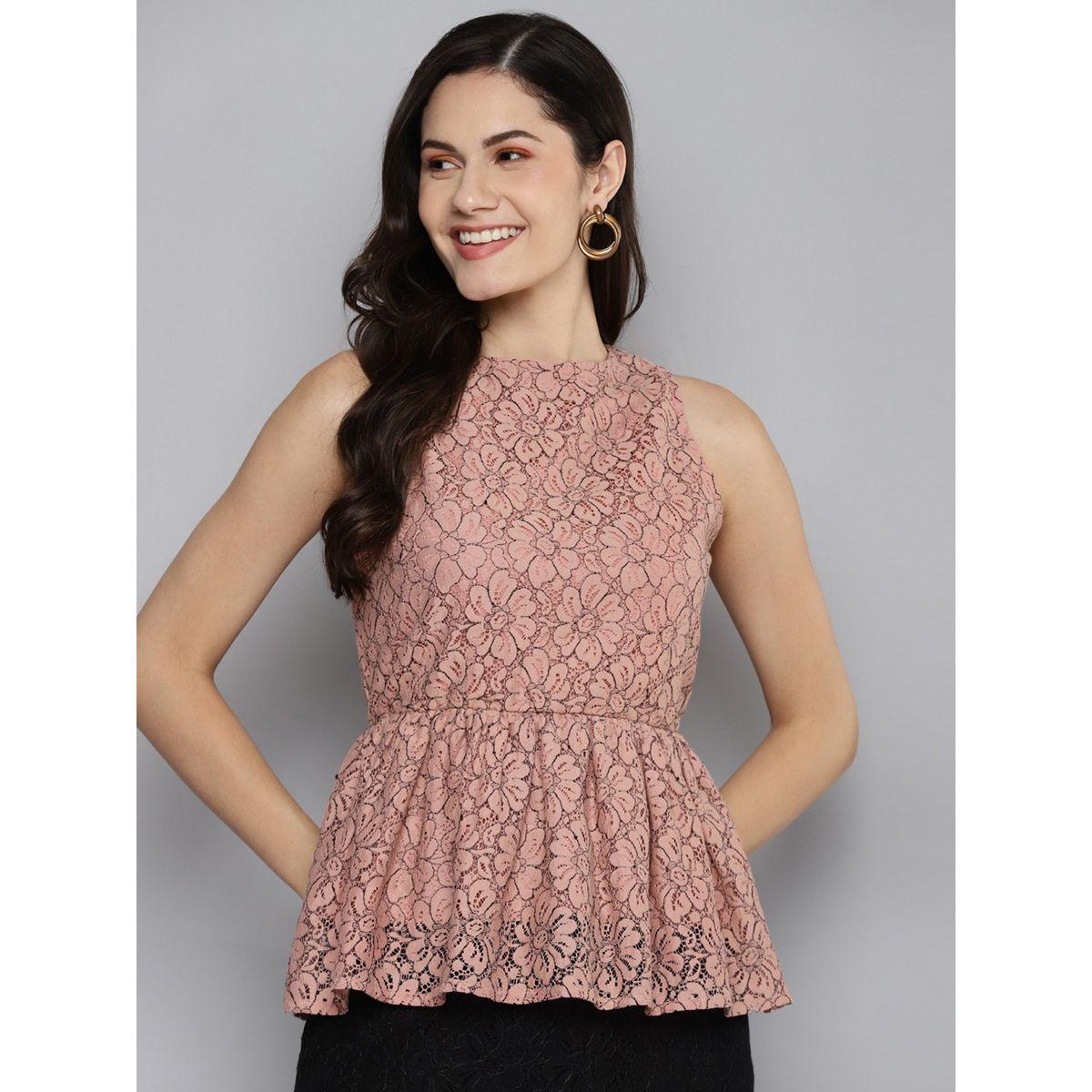 Sassafras X Styli  Floral Embroidered Sleeveless Peplum Top-women-clothing-shirtsandblouses-blouses-image-1