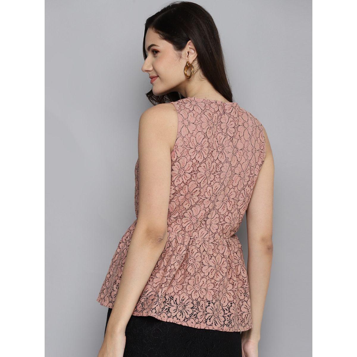 Sassafras X Styli  Floral Embroidered Sleeveless Peplum Top-women-clothing-shirtsandblouses-blouses-image-3