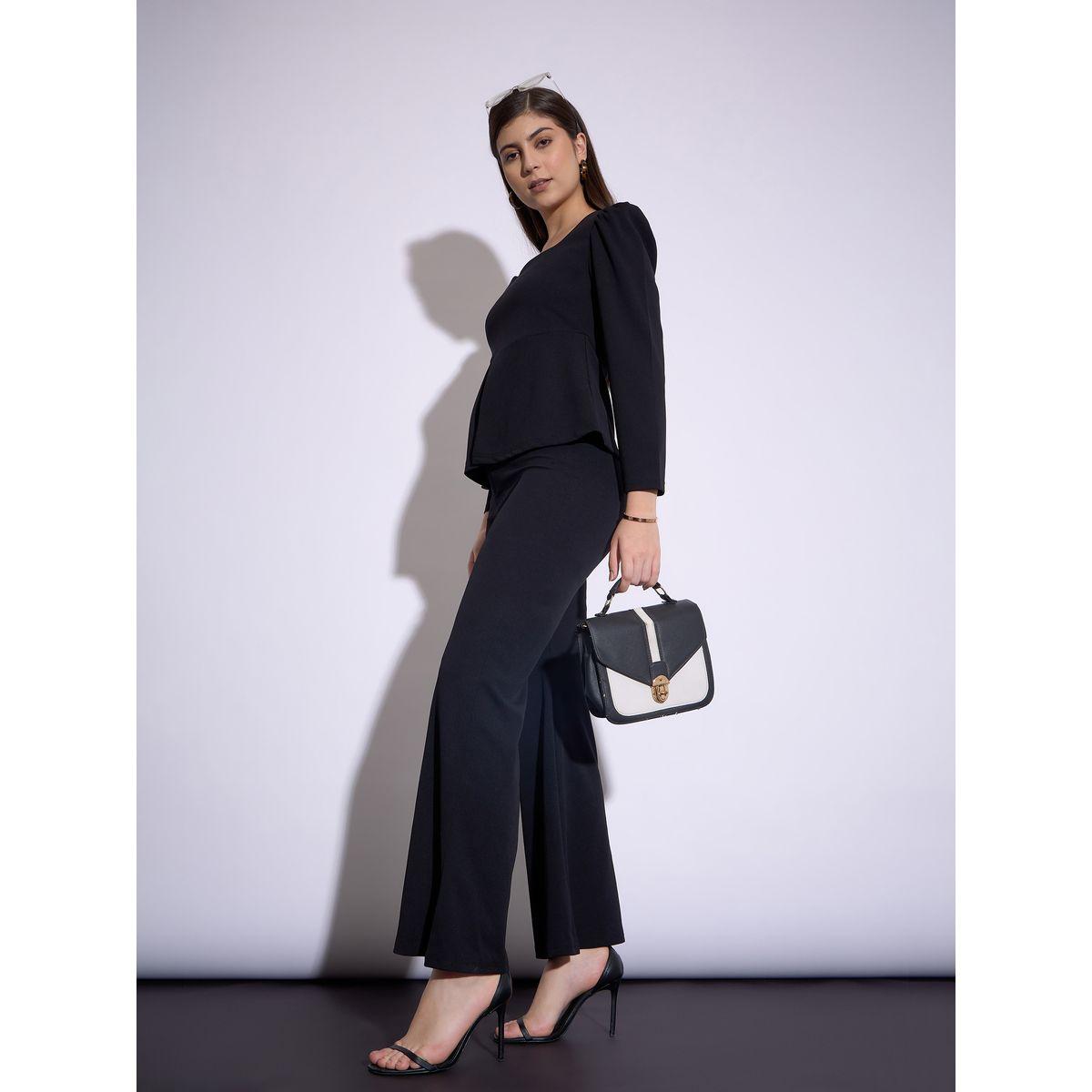 بلوزة بيبلوم بياقة على شكل قلب ساسافراس × ستايلي-women-clothing-shirtsandblouses-blouses-image-6