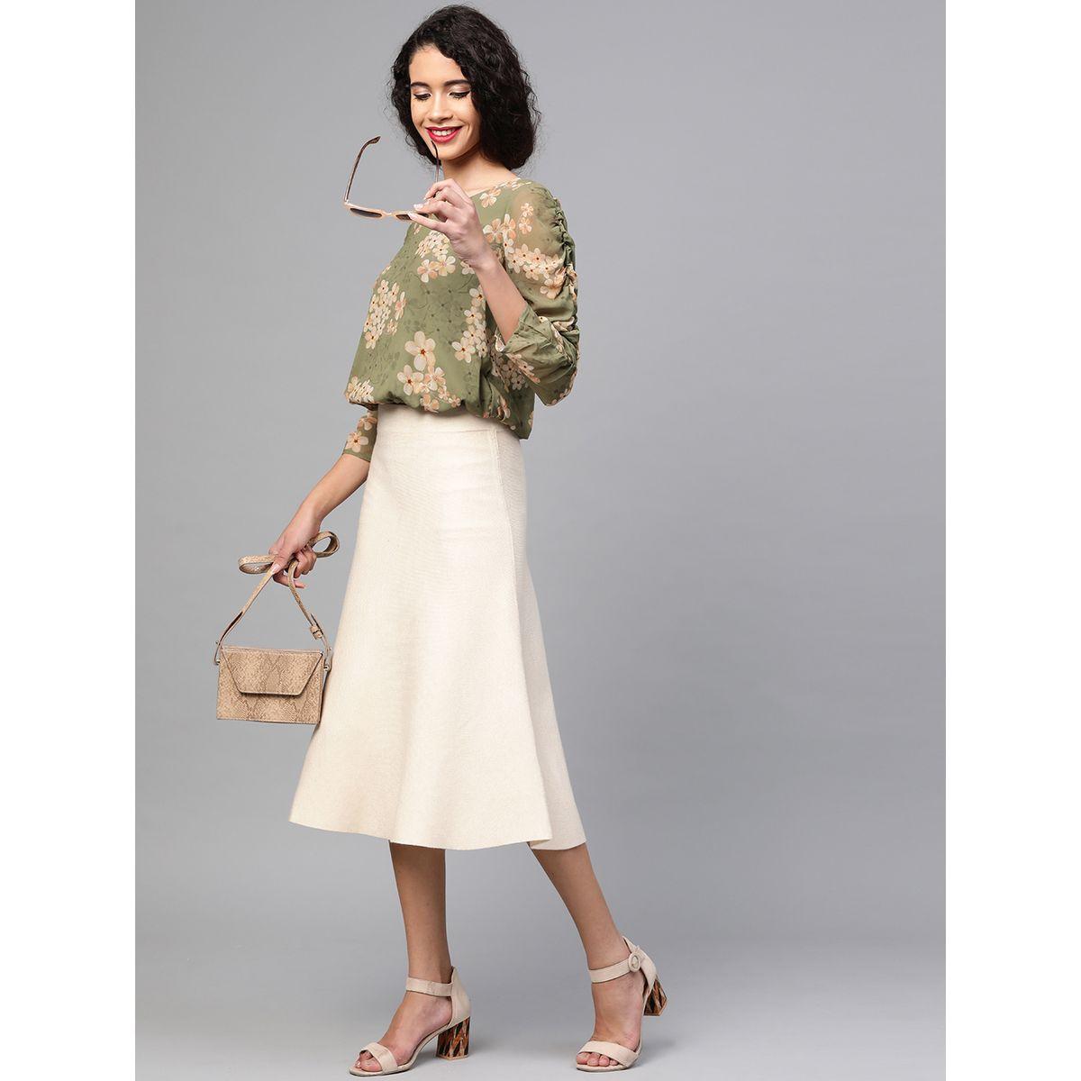 Sassafras X Styli  All Over Floral Print Ruched Sleeve Crop Top-women-clothing-shirtsandblouses-blouses-image-4