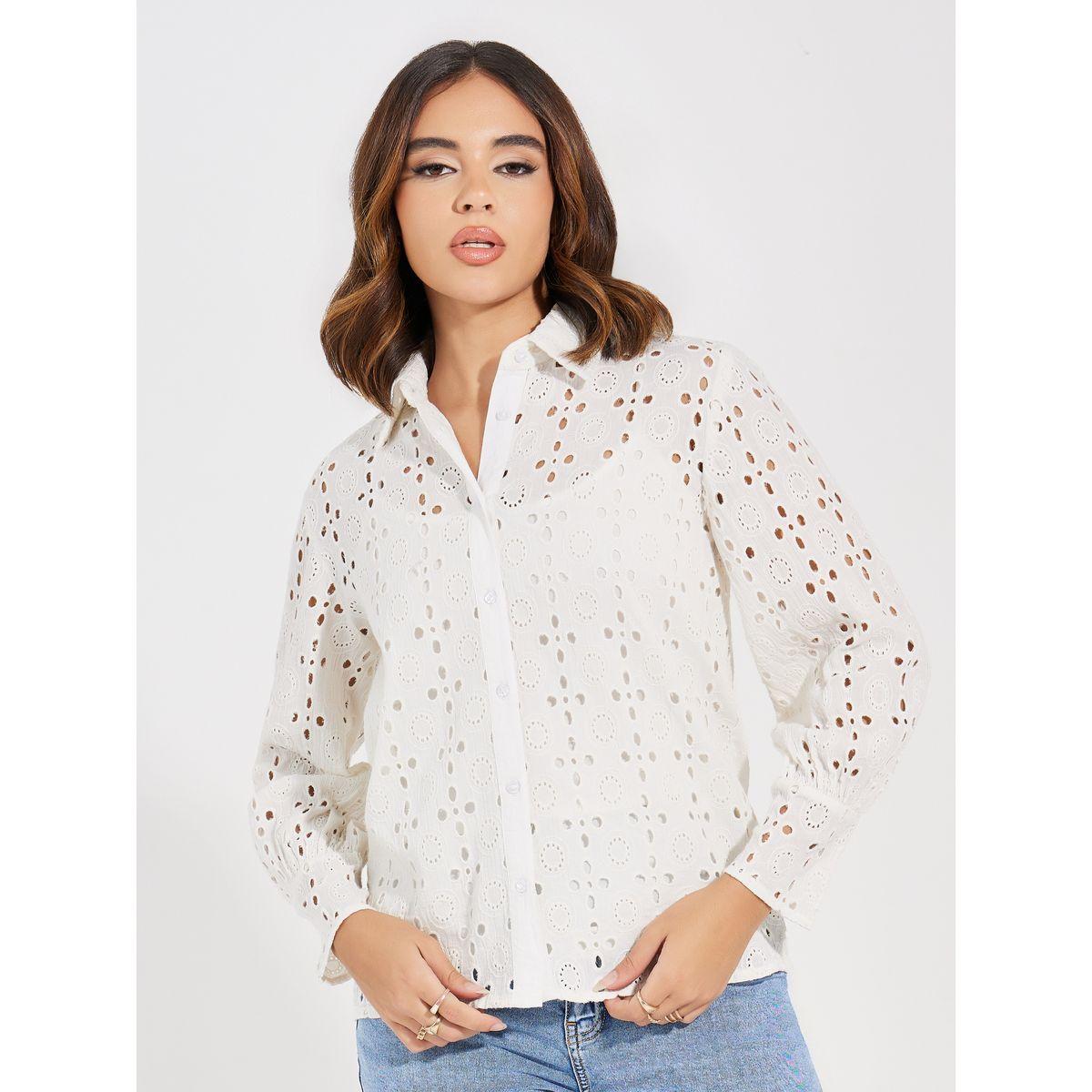 مجموعة من بلوزة بازرار مخفية مع بلوزة كامي-women-clothing-shirtsandblouses-shirts-image-1